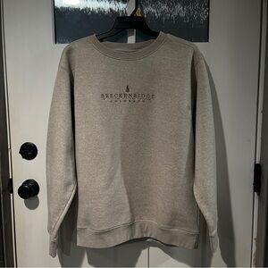 Outfitter Trading Co. Beige Fleece Crewneck